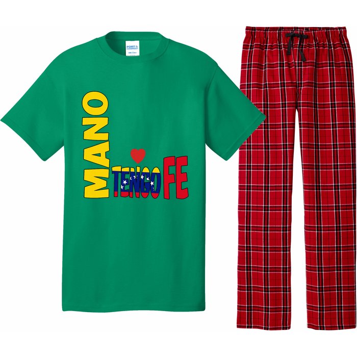 Venezuela Mano Tengo Fe Vinotinto Pajama Set