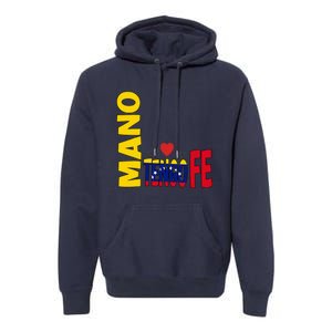 Venezuela Mano Tengo Fe Vinotinto Premium Hoodie