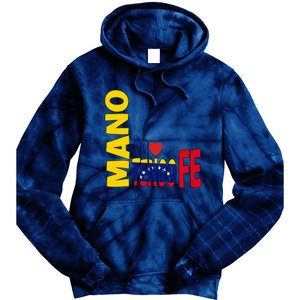 Venezuela Mano Tengo Fe Vinotinto Tie Dye Hoodie