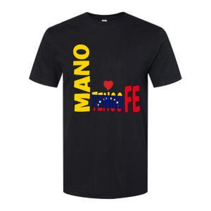 Venezuela Mano Tengo Fe Vinotinto Softstyle CVC T-Shirt