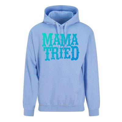 Vintage Mama Tried Country Outlaw Music Gift Unisex Surf Hoodie