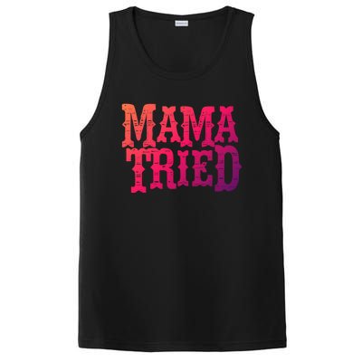 Vintage Mama Tried Country Outlaw Music Gift PosiCharge Competitor Tank