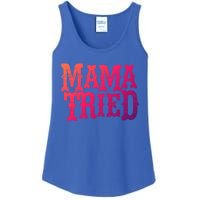 Vintage Mama Tried Country Outlaw Music Gift Ladies Essential Tank