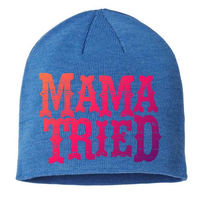 Vintage Mama Tried Country Outlaw Music Gift Sustainable Beanie