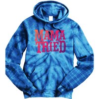 Vintage Mama Tried Country Outlaw Music Gift Tie Dye Hoodie