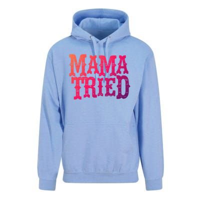 Vintage Mama Tried Country Outlaw Music Gift Unisex Surf Hoodie