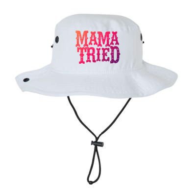 Vintage Mama Tried Country Outlaw Music Gift Legacy Cool Fit Booney Bucket Hat