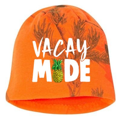 Vacay Mode Tropical Summer Vibes Fruit Gift Kati - Camo Knit Beanie