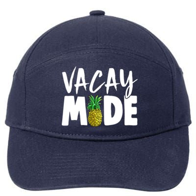 Vacay Mode Tropical Summer Vibes Fruit Gift 7-Panel Snapback Hat