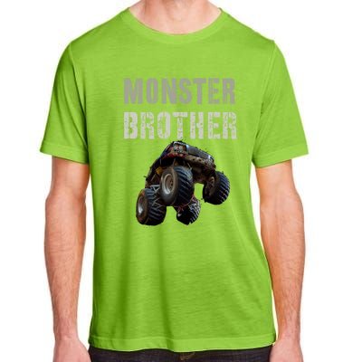 Vintage Monster Truck Brother Family Bro Bruh Mom Dad Team Cute Gift Adult ChromaSoft Performance T-Shirt