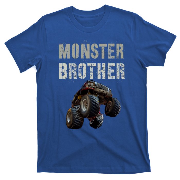 Vintage Monster Truck Brother Family Bro Bruh Mom Dad Team Cute Gift T-Shirt