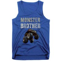 Vintage Monster Truck Brother Family Bro Bruh Mom Dad Team Cute Gift Tank Top