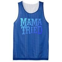 Vintage Mama Tried Country Outlaw Music Gift Mesh Reversible Basketball Jersey Tank