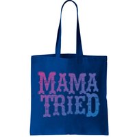 Vintage Mama Tried Country Outlaw Music Gift Tote Bag