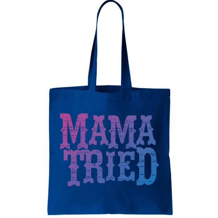 Vintage Mama Tried Country Outlaw Music Gift Tote Bag