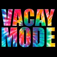 Vacay Mode Tie Dye Colorful Vacation Tank Top