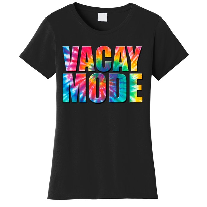 Vacay Mode Tie Dye Colorful Vacation Women's T-Shirt