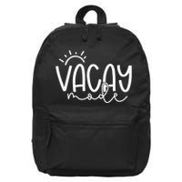 Vacay Mode Tropical Vacation 16 in Basic Backpack