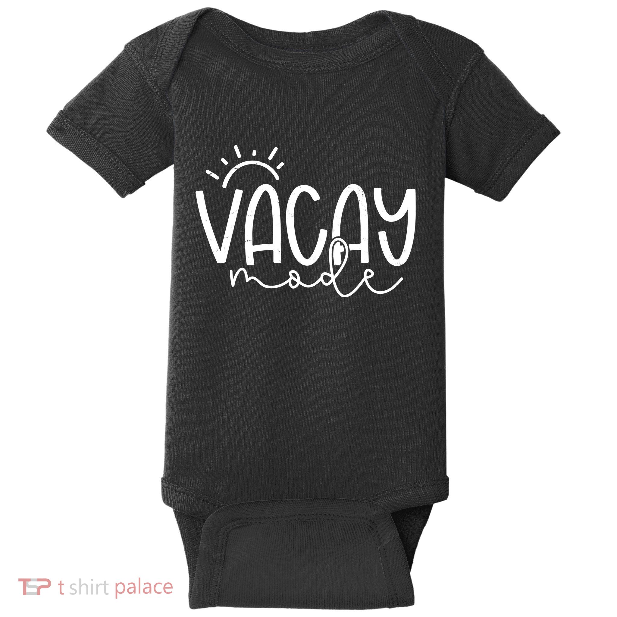 Vacay Mode Tropical Vacation Baby Bodysuit