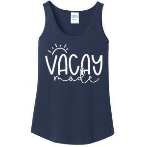 Vacay Mode Tropical Vacation Ladies Essential Tank