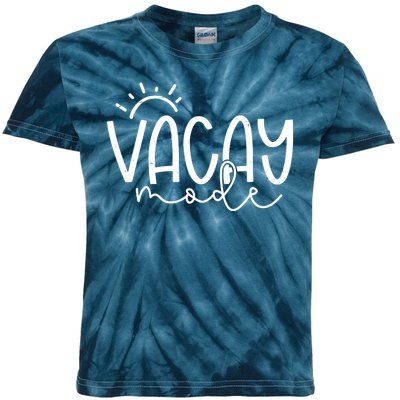 Vacay Mode Tropical Vacation Kids Tie-Dye T-Shirt