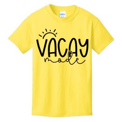 Vacay Mode Tropical Vacation Kids T-Shirt