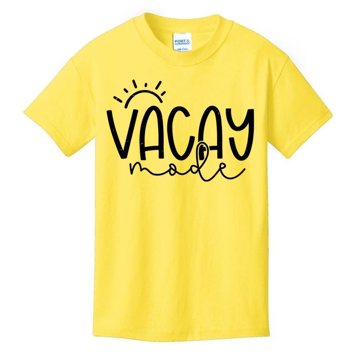 Vacay Mode Tropical Vacation Kids T-Shirt