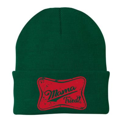 Vintage Mama Tried Retro Country Outlaw Music Western Knit Cap Winter Beanie