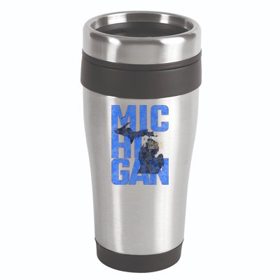 Vintage Michigan The Great Lake State 16oz Travel Tumbler