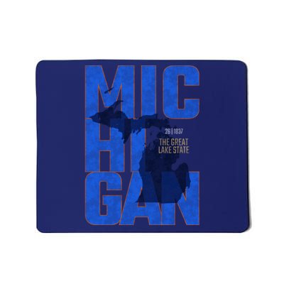 Vintage Michigan The Great Lake State Mousepad