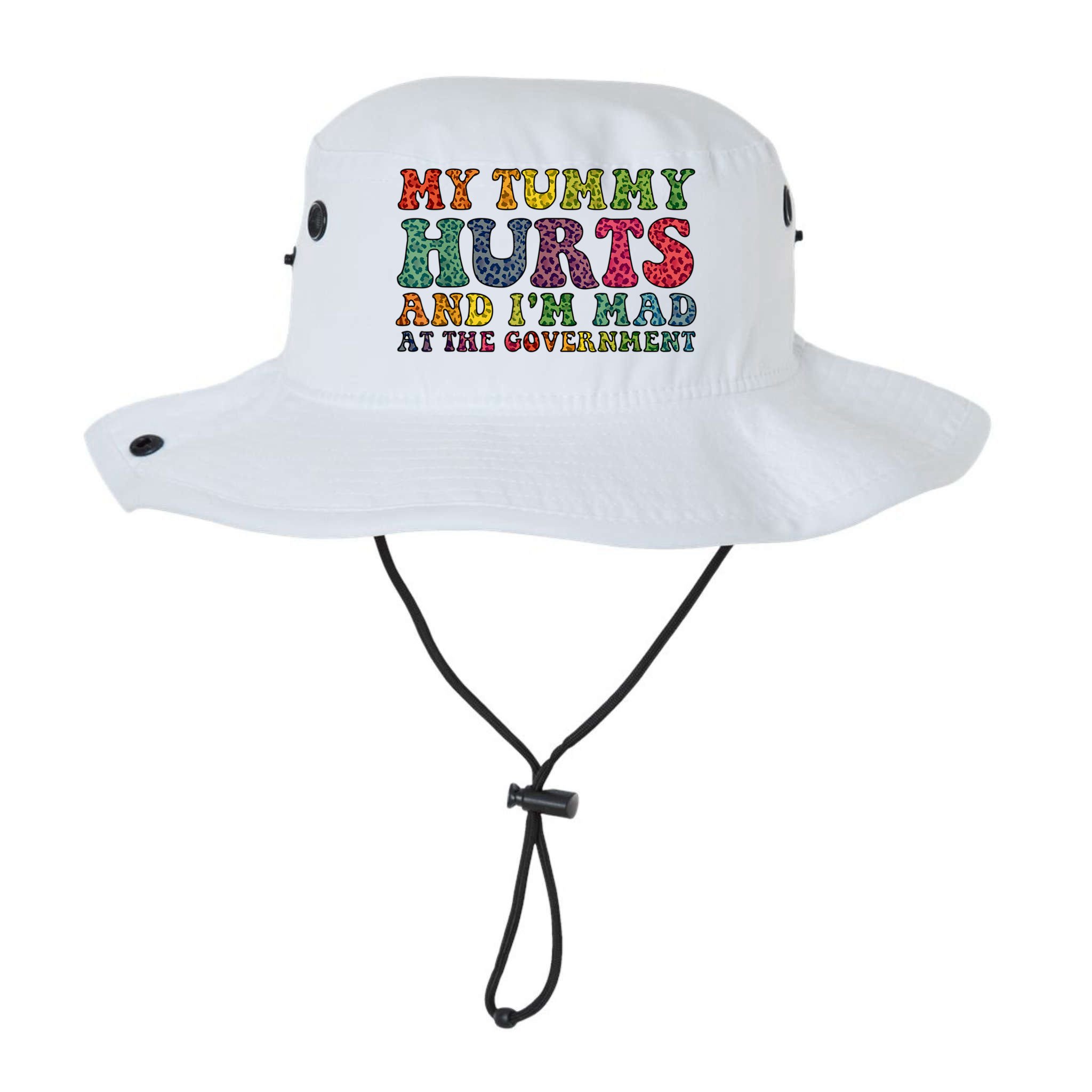 Vintage My Tummy Hurts And I'm Mad At Government Retro Bucket Hat