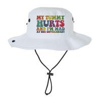 Vintage My Tummy Hurts And I'm Mad At Government Retro Bucket Hat