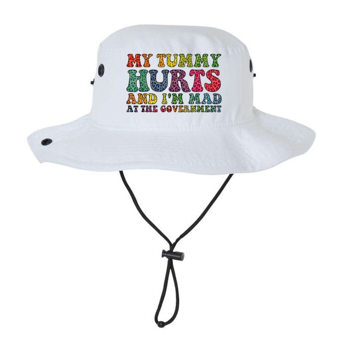 Vintage My Tummy Hurts And I'm Mad At Government Retro Bucket Hat