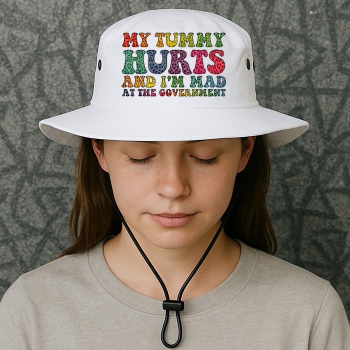 Vintage My Tummy Hurts And I'm Mad At Government Retro Bucket Hat