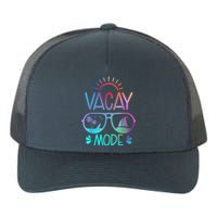 Vacay Mode Tie Dye Vacation Summer Cruise Family Holiday Yupoong Adult 5-Panel Trucker Hat