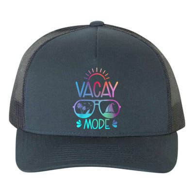 Vacay Mode Tie Dye Vacation Summer Cruise Family Holiday Yupoong Adult 5-Panel Trucker Hat