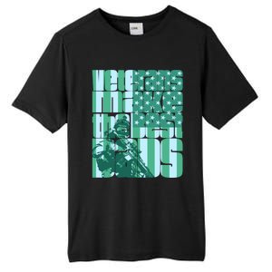 Veterans Make The Best Dads Gift Tall Fusion ChromaSoft Performance T-Shirt