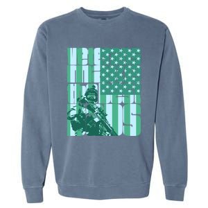 Veterans Make The Best Dads Gift Garment-Dyed Sweatshirt