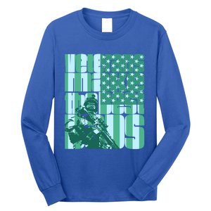 Veterans Make The Best Dads Gift Long Sleeve Shirt