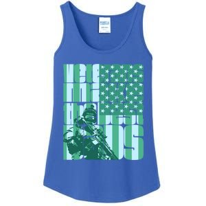 Veterans Make The Best Dads Gift Ladies Essential Tank