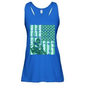 Veterans Make The Best Dads Gift Ladies Essential Flowy Tank