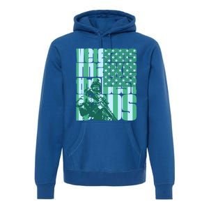 Veterans Make The Best Dads Gift Premium Hoodie