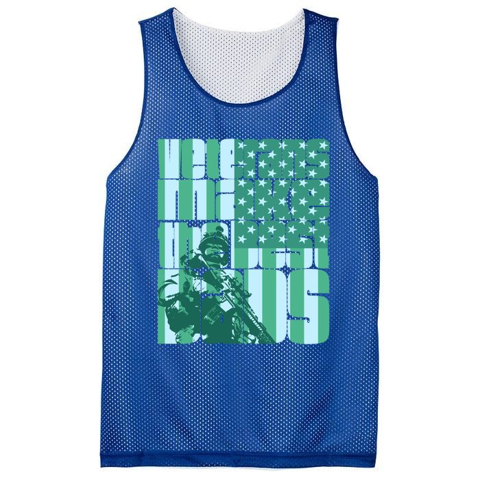 Veterans Make The Best Dads Gift Mesh Reversible Basketball Jersey Tank