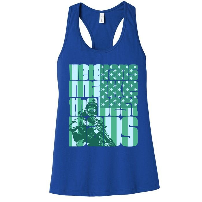 Veterans Make The Best Dads Gift Women's Racerback Tank