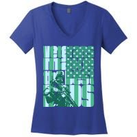 Veterans Make The Best Dads Gift Women's V-Neck T-Shirt