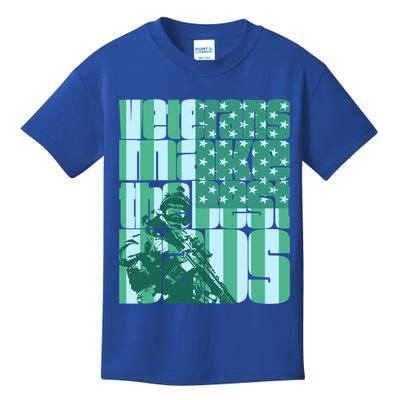 Veterans Make The Best Dads Gift Kids T-Shirt