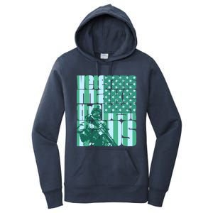 Veterans Make The Best Dads Gift Women's Pullover Hoodie