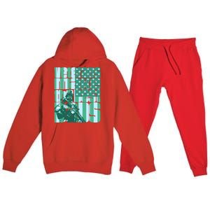 Veterans Make The Best Dads Gift Premium Hooded Sweatsuit Set