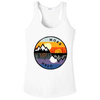 Vintage Moab Utah Retro Souvenir Ladies PosiCharge Competitor Racerback Tank