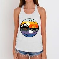 Vintage Moab Utah Retro Souvenir Women's Knotted Racerback Tank